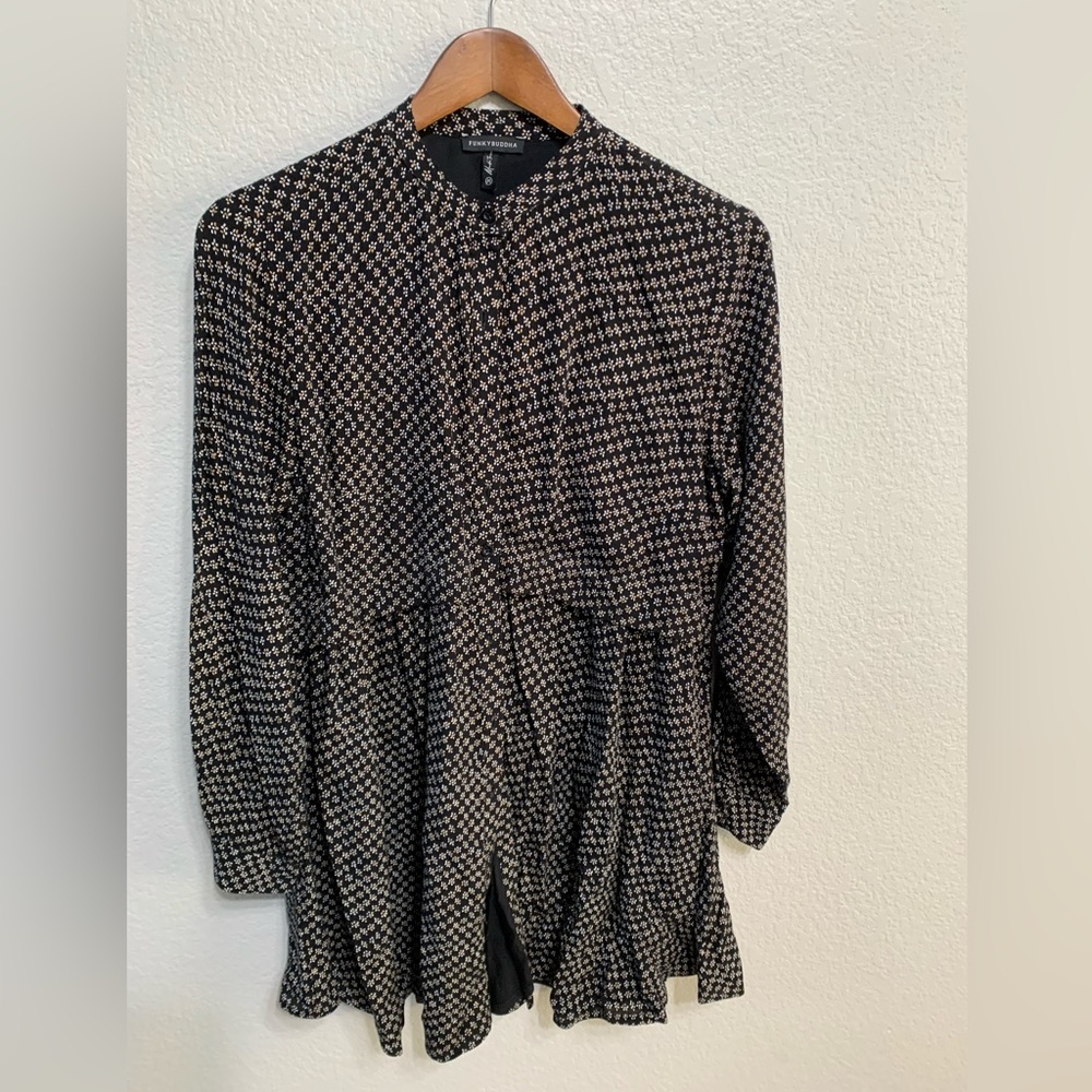 Funky Buddha, M, Black With Flowers